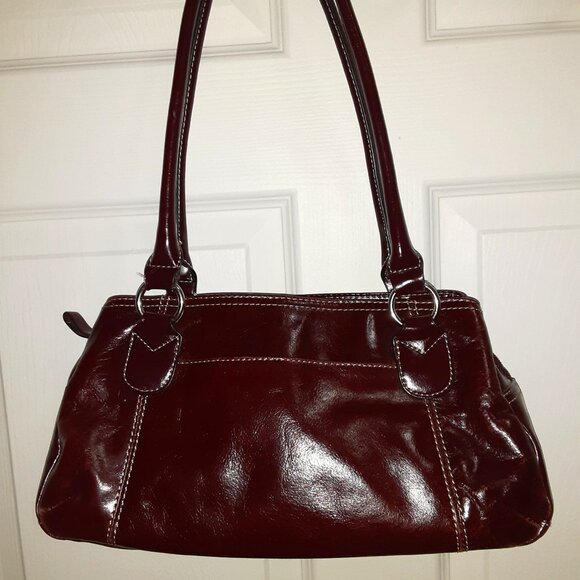 Giani Bernini Leather Purse in Burgundy * VGUC * Vintage c2006 * - Picture 3 of 7